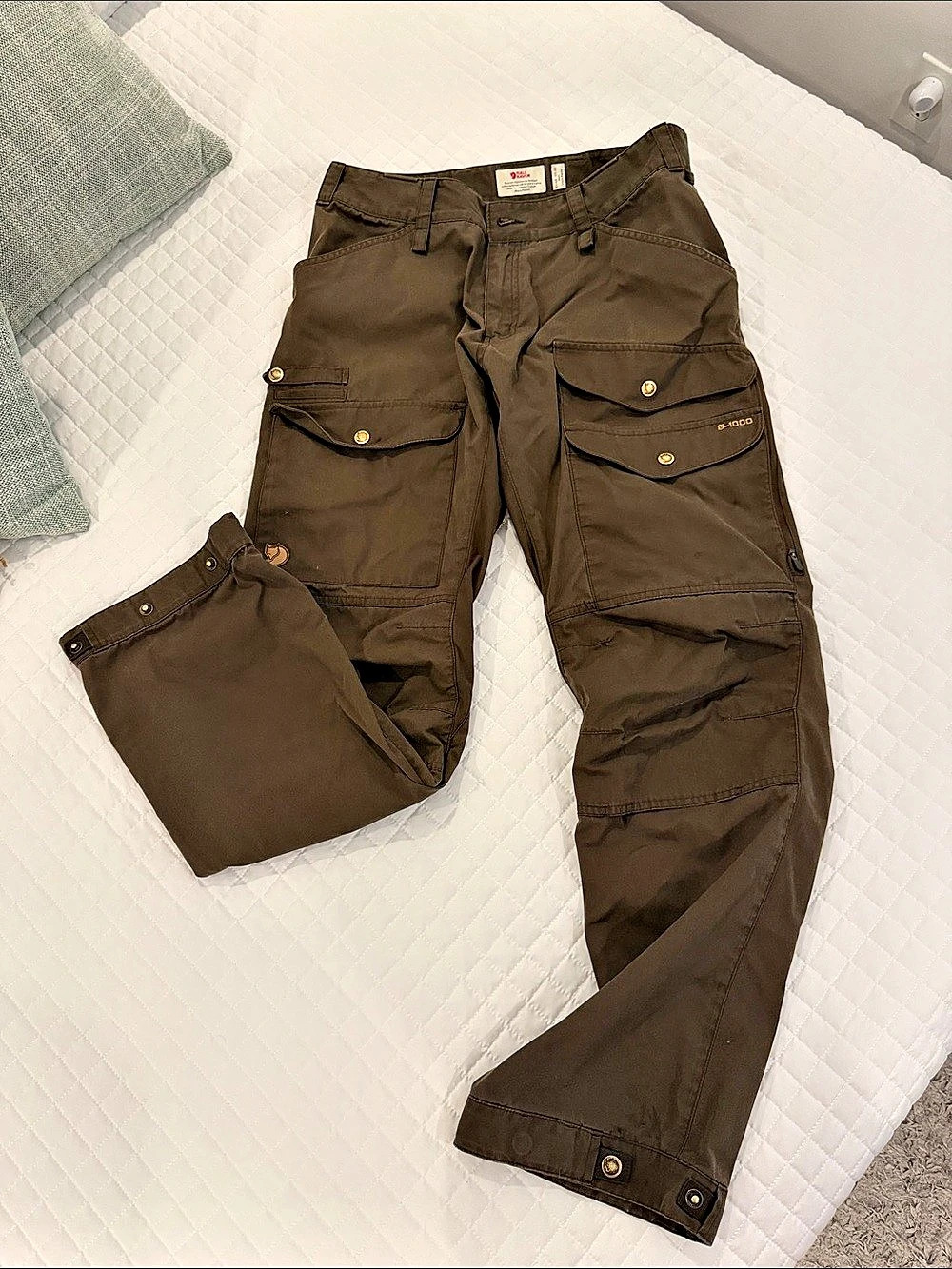 Fjällräven Vidda Pro Trousers Men's Brown Cargo Pants Waist 32